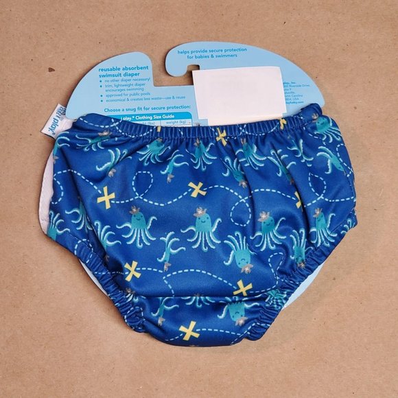 I-Play Swimsuit Diaper 6 Months Blue - Picture 2 of 5